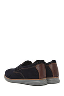 Erkek Lacivert Nubuk Deri Casual Loafer | Derimod Erkek Lacivert Nubuk Deri Casual Loafer | Derimod