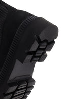 Men's Black Nubuck Leather Casual Boots | Derimod Men's Black Nubuck Leather Casual Boots | Derimod