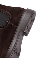 Men's Brown Suede Leather Chelsea Boots | Derimod Men's Brown Suede Leather Chelsea Boots | Derimod