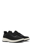 Erkek Siyah Bağcıklı Kalın Tabanlı Sneaker | Derimod Erkek Siyah Bağcıklı Kalın Tabanlı Sneaker | Derimod