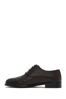 Men's Brown Laced Leather Classic Shoes | Derimod Men's Brown Laced Leather Classic Shoes | Derimod