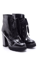 Women's Patent Leather Boots | Derimod Women's Patent Leather Boots | Derimod