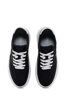 Alberto Guardiani Erkek Siyah New Era Kalın Tabanlı Deri Sneaker | Derimod Alberto Guardiani Erkek Siyah New Era Kalın Tabanlı Deri Sneaker | Derimod