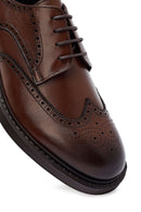 Men's Brown Lace-Up Leather Classic Shoes | Derimod Men's Brown Lace-Up Leather Classic Shoes | Derimod
