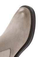 Men's Mink Nubuck Leather Casual Chelsea Boots | Derimod Men's Mink Nubuck Leather Casual Chelsea Boots | Derimod