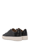 Men's Black Lace-up Leather Sneaker | Derimod Men's Black Lace-up Leather Sneaker | Derimod