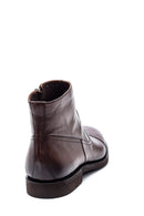 Men's Leather Zippered Classic Boots | Derimod Men's Leather Zippered Classic Boots | Derimod