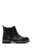 Women's Black Leather Chelsea Boots | Derimod Women's Black Leather Chelsea Boots | Derimod