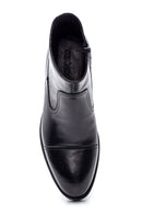 Men's Leather Zippered Classic Boots | Derimod Men's Leather Zippered Classic Boots | Derimod