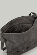 Women's Crossbody Bag with Staple Detail | Derimod Women's Crossbody Bag with Staple Detail | Derimod