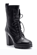 Women's Heeled Leather Boots | Derimod Women's Heeled Leather Boots | Derimod