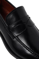 Erkek Siyah Deri Klasik Loafer | Derimod Erkek Siyah Deri Klasik Loafer | Derimod