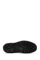 Men's Black Lace-Up Thick-Soled Leather Casual Shoe | Derimod Men's Black Lace-Up Thick-Soled Leather Casual Shoe | Derimod