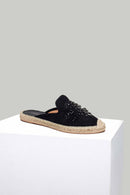 Women's Beaded Espadrille Slippers | Derimod Women's Beaded Espadrille Slippers | Derimod