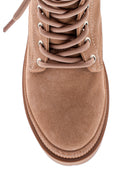 Women's Leather Suede Zippered Boots | Derimod Women's Leather Suede Zippered Boots | Derimod