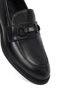 Erkek Siyah Tokalı Deri Loafer | Derimod Erkek Siyah Tokalı Deri Loafer | Derimod