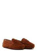 Kadın Deri Süet Loafer | Derimod Kadın Deri Süet Loafer | Derimod