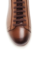 Men's Tan Leather Sneaker | Derimod Men's Tan Leather Sneaker | Derimod