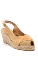 Women's Suede Wedge Heeled Shoes | Derimod Women's Suede Wedge Heeled Shoes | Derimod