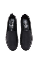 Women's Black Leather Comfort Loafer | Derimod Women's Black Leather Comfort Loafer | Derimod