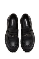 Kadın Siyah Deri Loafer | Derimod Kadın Siyah Deri Loafer | Derimod