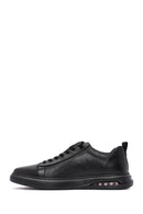 Male Black Lace-Up Leather Sneaker | Derimod Male Black Lace-Up Leather Sneaker | Derimod