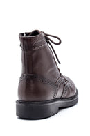 Men's Leather Zippered Casual Boots | Derimod Men's Leather Zippered Casual Boots | Derimod