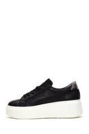 Kadın Deri Yüksek Taban Sneaker | Derimod Kadın Deri Yüksek Taban Sneaker | Derimod