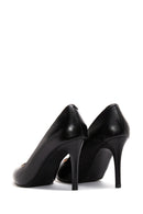 Women's Black Leather Stiletto | Derimod Women's Black Leather Stiletto | Derimod