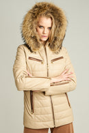 Meribel Women's Leather Jacket | Derimod Meribel Women's Leather Jacket | Derimod