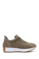 Women's Leather Suede Sneaker | Derimod Women's Leather Suede Sneaker | Derimod