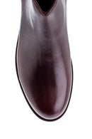 Men's Leather Back Zippered Classic Boots | Derimod Men's Leather Back Zippered Classic Boots | Derimod