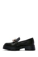 Women's Black Buckle Masculine Loafer | Derimod Women's Black Buckle Masculine Loafer | Derimod