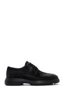 Men's Black Nubuck Leather Casual Shoes | Derimod Men's Black Nubuck Leather Casual Shoes | Derimod