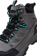 Caterpillar Kadın Gri Deri Waterproof Outdoor Bot | Derimod Caterpillar Kadın Gri Deri Waterproof Outdoor Bot | Derimod