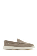 Men's Beige Suede Leather Casual Loafer | Derimod Men's Beige Suede Leather Casual Loafer | Derimod