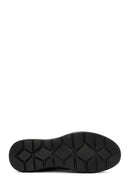 Erkek Siyah Bağcıklı Deri Casual Sneaker | Derimod Erkek Siyah Bağcıklı Deri Casual Sneaker | Derimod