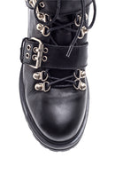 Women's Leather Boots with Buckle Detail | Derimod Women's Leather Boots with Buckle Detail | Derimod