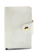 Women's Beige Leather Card Holder | Derimod Women's Beige Leather Card Holder | Derimod