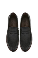 Erkek Siyah Deri Klasik Loafer | Derimod Erkek Siyah Deri Klasik Loafer | Derimod