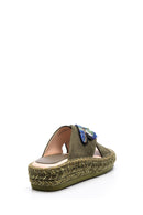 Kadın İncili Espadril Terlik | Derimod Kadın İncili Espadril Terlik | Derimod
