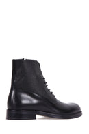 Men's Printed Leather Boots | Derimod Men's Printed Leather Boots | Derimod
