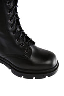Women's Black Leather Zippered Heeled Boots | Derimod Women's Black Leather Zippered Heeled Boots | Derimod
