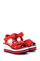 Women's Wedge Heel Sandals | Derimod Women's Wedge Heel Sandals | Derimod