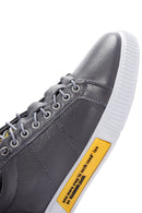 Hammer Jack Erkek Grı Toscana Deri Sneaker | Derimod Hammer Jack Erkek Grı Toscana Deri Sneaker | Derimod