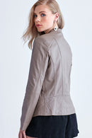 Latinia Women's Leather Jacket | Derimod Latinia Women's Leather Jacket | Derimod
