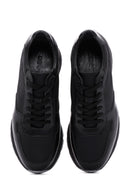 Men's Black Leather Casual Sneaker | Derimod Men's Black Leather Casual Sneaker | Derimod
