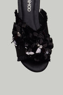 Sequin Detailed Women's Slippers | Derimod Sequin Detailed Women's Slippers | Derimod