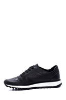 Men's Leather Perforated Sneaker | Derimod Men's Leather Perforated Sneaker | Derimod