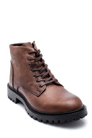 Men's Leather Zippered Boots | Derimod Men's Leather Zippered Boots | Derimod